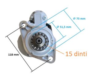 Electromotor Mitsubishi K3A, K3B, K3C, K3D, K3E, K3F Electromotor Mitsubishi K3A, K3B, K3C, K3D, K3E, K3F