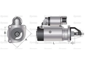 Electromotor Tractor Electromotor Tractor