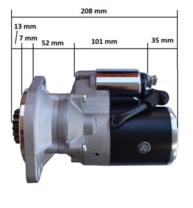 Electromotor Yanmar F235, motor 3TN82, 3TN84, 3TNB80U, 3TNB82U, 3TNB84U Electromotor Yanmar F235