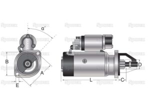 Electromotor tractor