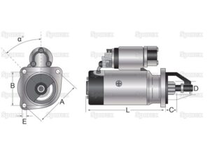 Electromotor tractor