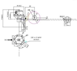Pompa alimentare motorina John Deere 6300