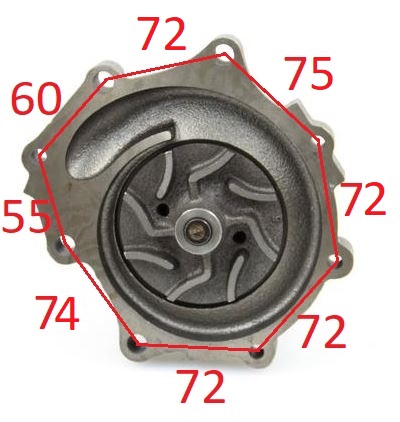 Pompa apa Ford New Holland 5110 Pompa apa Ford New Holland 5110