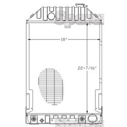 Radiator Tractor Ford New Holland 7810 S Radiator Tractor Ford New Holland 7810 S